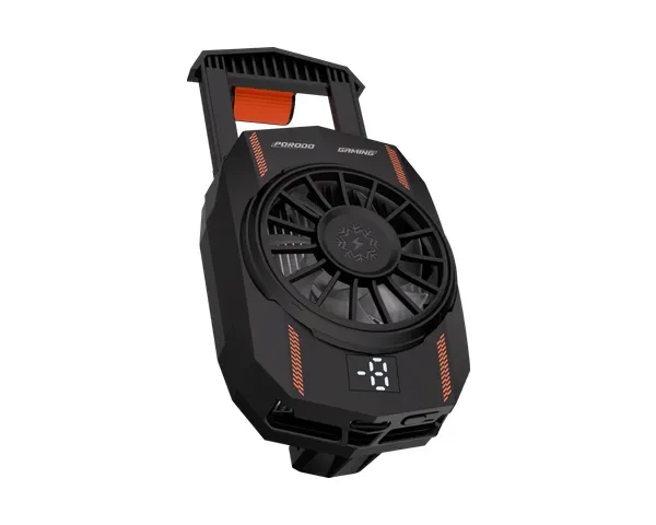 Porodo Gaming Chilix Gaming Phone Cooler with 3 Adjustable Cooling Level - Black
