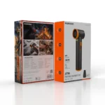 Porodo Jetra Portable Blower Fan With LED Lights - Black