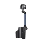 Porodo Kairo 2-in-1 Car Cup Holder & Phone Mount with Magnetic & Clamp Holder Interchangeable Heads – Black
