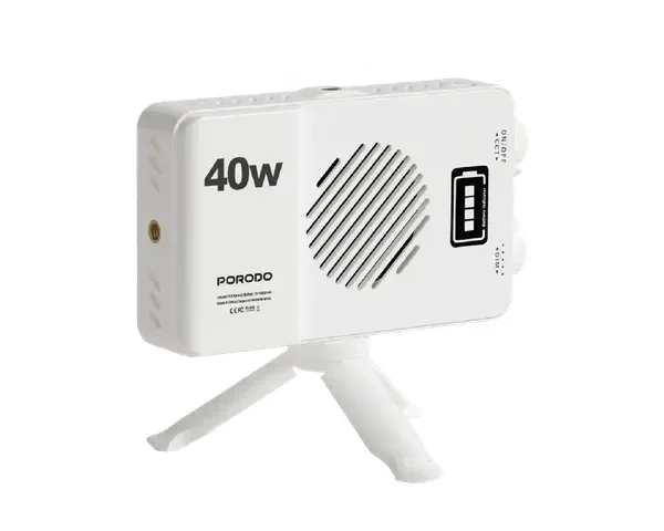 Porodo Lifestyle Cannes Capture Rechargeable Handheld Photography Fill Light - White