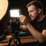 Porodo Lifestyle Cannes Capture Rechargeable Handheld Photography Fill Light - White
