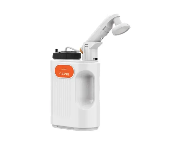 Porodo Lifestyle Capri Portable Rechargeable Bidet with Dual-Head Precision Cleaning - White