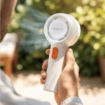 Porodo Lifestyle Chillo Mista Handheld Mist Fan with 5-Speed Airflow - White