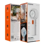 Porodo Lifestyle Chillo Mista Handheld Mist Fan with 5-Speed Airflow - White