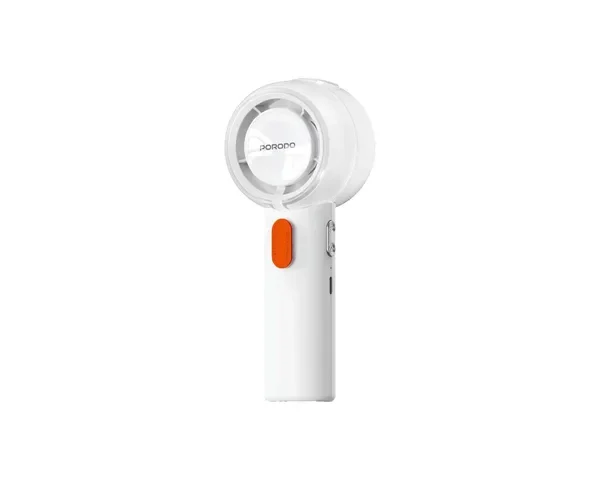 Porodo Lifestyle Chillo Mista Handheld Mist Fan with 5-Speed Airflow - White