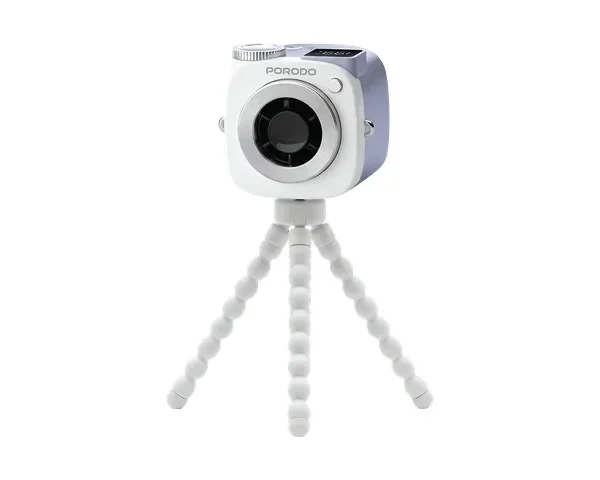 Porodo Lifestyle Chillo Nano Mini Portable Fan with Tripod & 199-Speed BLDC Power
