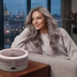 Porodo Lifestyle Chillo Porto Foldable Cooling Fan with Remote Control - White