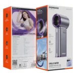 Porodo Lifestyle Chillo Vapor Humidifying Mist Fan with 199-Speed Airflow Control - Gray