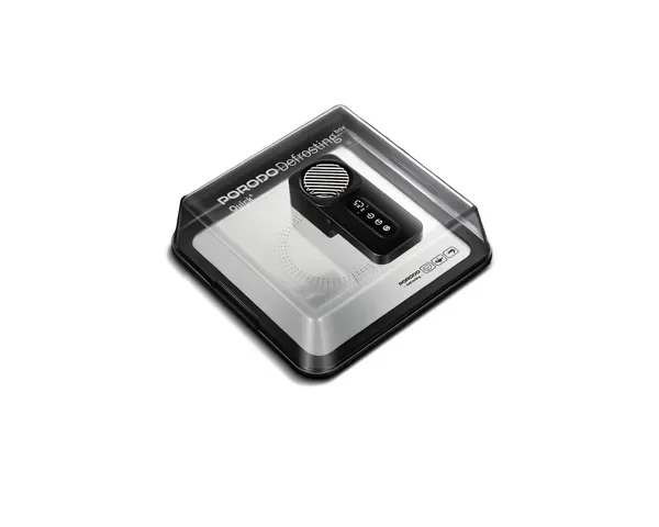 Porodo Lifestyle Defroze Quick Defrosting Food Tray with UVC LED Protection - Black