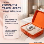 Porodo Lifestyle Elara 2-in-1 Garment Steamer & Iron with Rapid Heat Technology - White