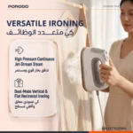 Porodo Lifestyle Elara 2-in-1 Garment Steamer & Iron with Rapid Heat Technology - White