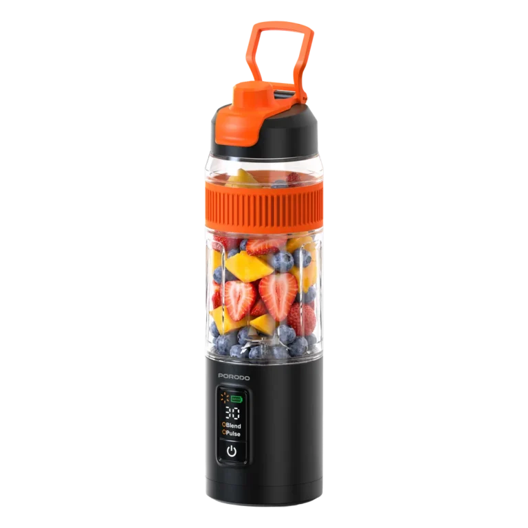 Porodo Lifestyle Fresha 600mL Portable Blender with Leak-Proof Bottom Lid