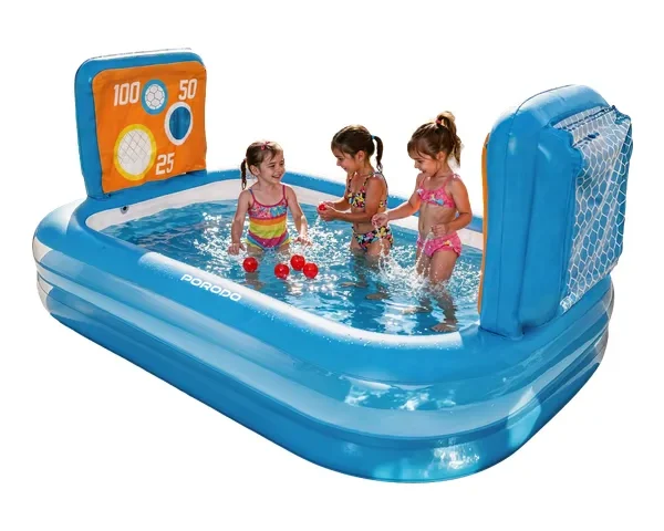 Porodo Lifestyle Goal Splash Football Play Pool - Blue