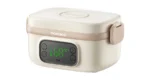 Porodo Lifestyle HealthMate 650ml Electric Lunch Box with Heating Function & Digital Display– Beige