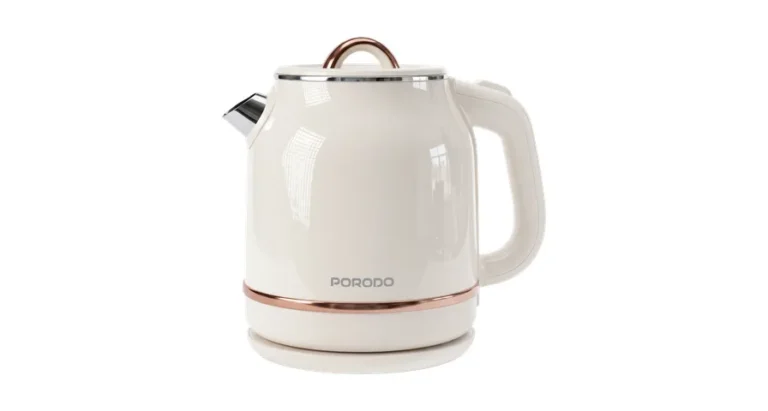 Porodo Lifestyle Ketto 1.2L Automatic Electric Kettle with Boil Dry Protection - Beige