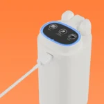 Porodo Lifestyle Maya Electric Water Dispenser with Multi - Volume Control - White & Black