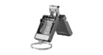 Porodo Lifestyle Neta Pocket - Size Nail Clipper with Keychain Ring - Grey