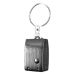 Porodo Lifestyle Neta Pocket - Size Nail Clipper with Keychain Ring - Grey