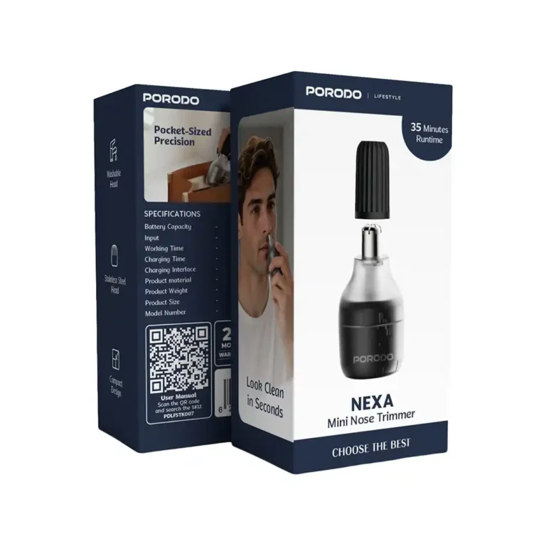 Porodo Lifestyle Nexa Mini Nose Trimmer - Black