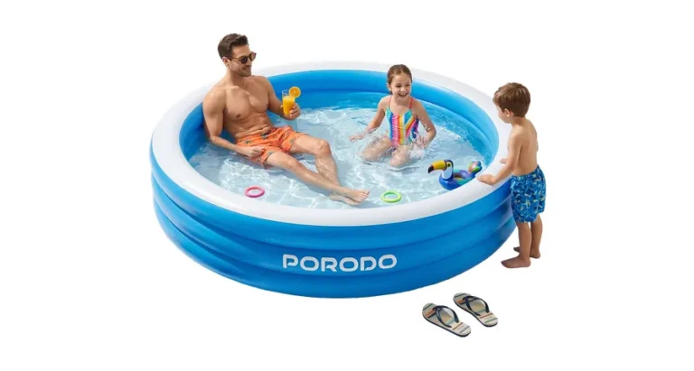Porodo Lifestyle Propre Family Inflatable Swimming Pool - Blue