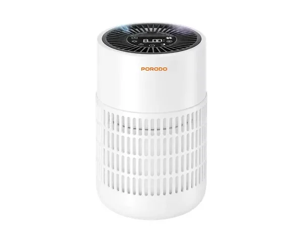 Porodo Lifestyle Purea Prime Smart Air Purifier with 3-Layer H13 HEPA Filter - White
