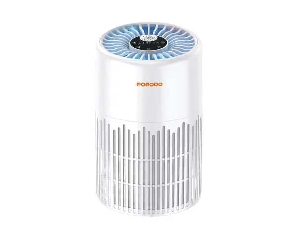 Porodo Lifestyle Purea Smart Air Purifier with 3-Layer H13 HEPA Filter - White