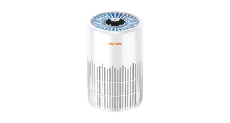 Porodo Lifestyle Purea Smart Air Purifier with 3-Layer H13 HEPA Filter - White