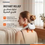 Porodo Lifestyle RELAXROBO II Portable Heating Neck Massager -White