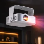 Porodo Lifestyle Raya Smart Android Projector with Wireless Screen Mirroring - White