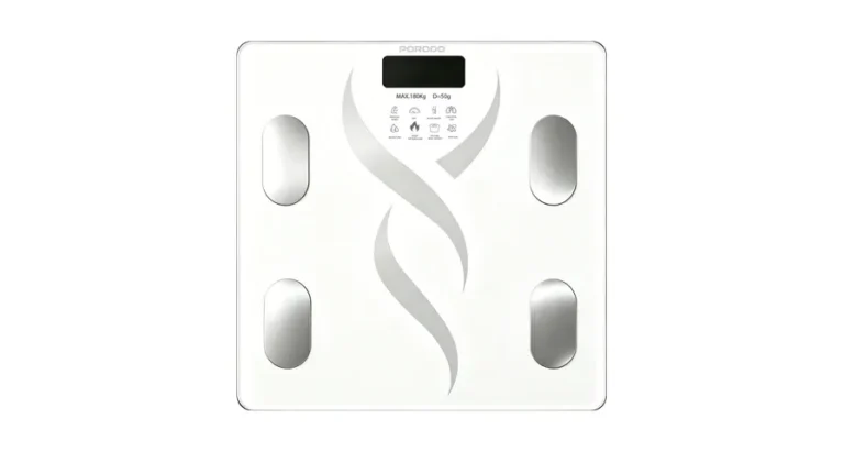Porodo Lifestyle Somafit Sync Smart Bluetooth Body Scale With 17 Body Metrics & Mobile App Sync