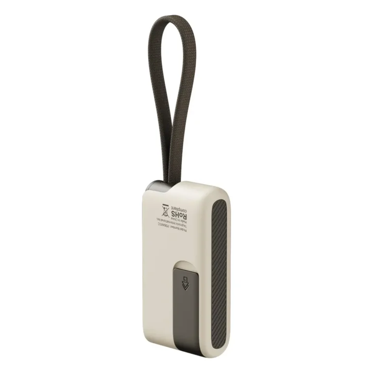 Porodo Linken 6-in-1 Multi-Connector Cable Kit With 60W USB-C to USB-C Cable- Beige