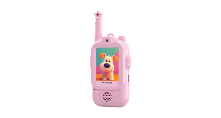 Porodo Piko Piko Rechargeable Video Walkie-Talkie - Pink & Blue