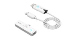 Porodo Portana USB-C to HDMI Display Adapter with 5.8GHz Stable Transmission - White
