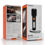 Porodo SOL APEX Mini Portable Torch Light SOL APEX with SMD LED - Black