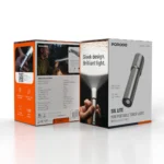 Porodo Sol Lite Mini Portable Torch Light with Rechargeable battery - Silver