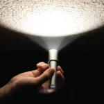 Porodo Sol Lite Mini Portable Torch Light with Rechargeable battery - Silver