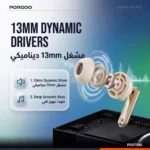 Porodo Soundtec Fora True Wireless Earbuds with Digital Display