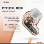 Porodo Soundtec Opera True Wireless Earbuds with Digital Display