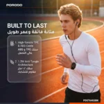Porodo Soundtec Ray In-Ear Stereo Earphones with Built-In Microphone