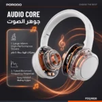 Porodo Soundtec Sonik Wired & Wireless Headphones with Premium Leather Earpads