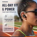 Porodo Soundtec Thera True Wireless Earbuds with Comfortable Ergonomic Fit