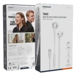 Porodo Soundtec Trace Semi In-Ear Stereo Earphones with Built-In Microphone