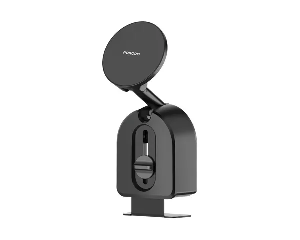 Porodo Spinza Adjustable Magnetic Phone Holder - Black