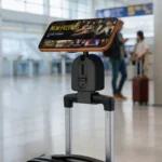 Porodo Spinza Adjustable Magnetic Phone Holder - Black