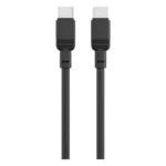 Porodo Viktor Series 25W Dual Port Wall Charger with USB-C to USB-C Cable & UK Plug - Black