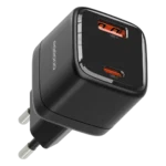 Porodo Viktor Series 25W Dual Port Wall Charger with EU Standard Plug Type