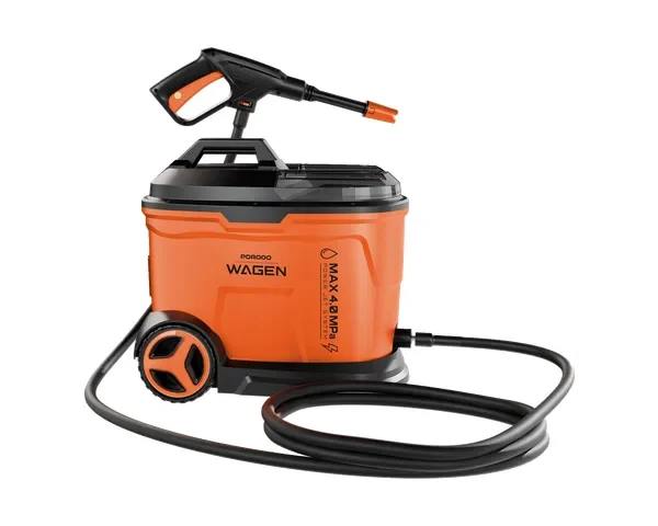 Porodo Wagen Portable Cordless Pressure Washer with Adjustable Spray Control - Orange