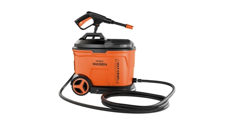 Porodo Wagen Portable Cordless Pressure Washer with Adjustable Spray Control - Orange