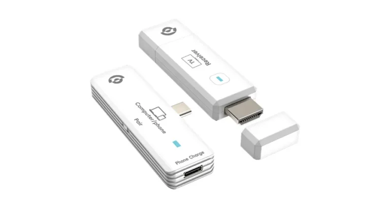 Powerology AIROMA USB-C to HDMI Wireless Display Adapter - White