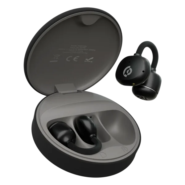 Powerology Cherry Open-Ear Wireless Earphones - Black
